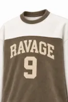 Nine Ravage - Taba - Oversize Fit - Erkek Sweatshirt