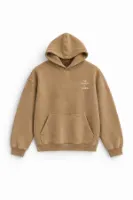 Clive - Taba - Oversize Fit - Kapüşonlu Erkek Sweatshirt