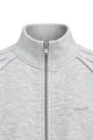 Floyd - Açık Gri - Oversize Fit - Fermuarlı Erkek Ceket ve Erkek Eşofman Takımı