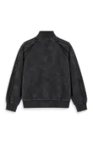 Floyd - Siyah - Oversize Fit - Fermuarlı Erkek Ceket ve Erkek Eşofman Takımı