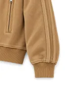 Floyd - Taba - Oversize Fit - Fermuarlı Erkek Ceket ve Erkek Eşofman Takımı