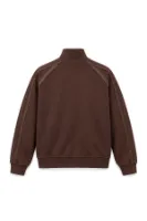 Floyd - Kahverengi - Oversize Fit - Fermuarlı Erkek Ceket ve Erkek Eşofman Takımı