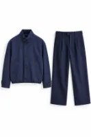 Vino - Lacivert - Oversize Fit Erkek Ceket - Spor Klasik Erkek Pantolon Kombini