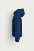 Bye - Lacivert - Boxy Fit - Çift Fermuarlı Kapüşonlu - Erkek Sweatshirt
