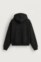 Graceg - Siyah - Boxy Fit - Çift Fermuarlı Kapüşonlu - Erkek Sweatshirt