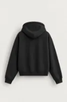 Hawkins - Siyah - Boxy Fit - Çift Fermuarlı Kapüşonlu - Erkek Sweatshirt
