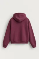 Hawkins - Bordo - Boxy Fit - Çift Fermuarlı Kapüşonlu - Erkek Sweatshirt