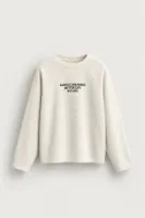 Dreaming - Beyaz - Boxy Fit - Erkek Sweatshirt