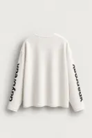 Daybreak - Beyaz - Boxy Fit - Erkek Sweatshirt