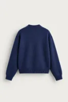 Corbin - Lacivert - Boxy Fit - Çift Fermuarlı - Erkek Kazak