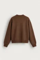 Corbin - Kahverengi - Boxy Fit - Çift Fermuarlı - Erkek Kazak