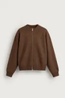 Corbin - Kahverengi - Boxy Fit - Çift Fermuarlı - Erkek Kazak