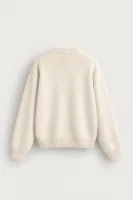 Corbin - Ekru - Boxy Fit - Çift Fermuarlı - Erkek Kazak