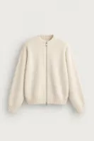 Corbin - Ekru - Boxy Fit - Çift Fermuarlı - Erkek Kazak