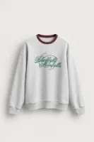Blacklight - Açık Gri - Uzun Kollu Erkek Sweatshirt