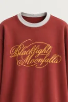 Blacklight - Bordo - Uzun Kollu Erkek Sweatshirt