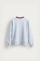 Blacklight - Gri - Uzun Kollu Erkek Sweatshirt