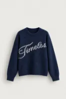 Timeless - Lacivert - Oversize Fit - Erkek Kazak