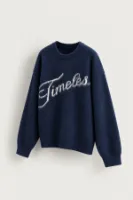 Timeless - Lacivert - Oversize Fit - Erkek Kazak