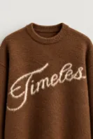 Timeless - Kahverengi - Oversize Fit - Erkek Kazak