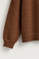 Timeless - Kahverengi - Oversize Fit - Erkek Kazak