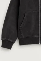 LA Ravage - Siyah - Oversize Fit - Fermuarlı Erkek Ceket ve Erkek Eşofman Takımı