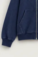 LA Ravage - Lacivert - Oversize Fit - Fermuarlı Erkek Ceket ve Erkek Eşofman Takımı