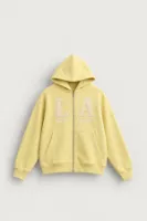LA Ravage - Sarı - Oversize Fit - Fermuarlı Erkek Ceket ve Erkek Eşofman Takımı