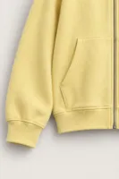 LA Ravage - Sarı - Oversize Fit - Fermuarlı Erkek Ceket ve Erkek Eşofman Takımı