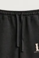 LA Ravage - Siyah - Oversize Fit - Fermuarlı Erkek Ceket ve Erkek Eşofman Takımı