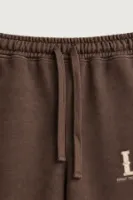 LA Ravage - Kahverengi - Oversize Fit - Fermuarlı Erkek Ceket ve Erkek Eşofman Takımı